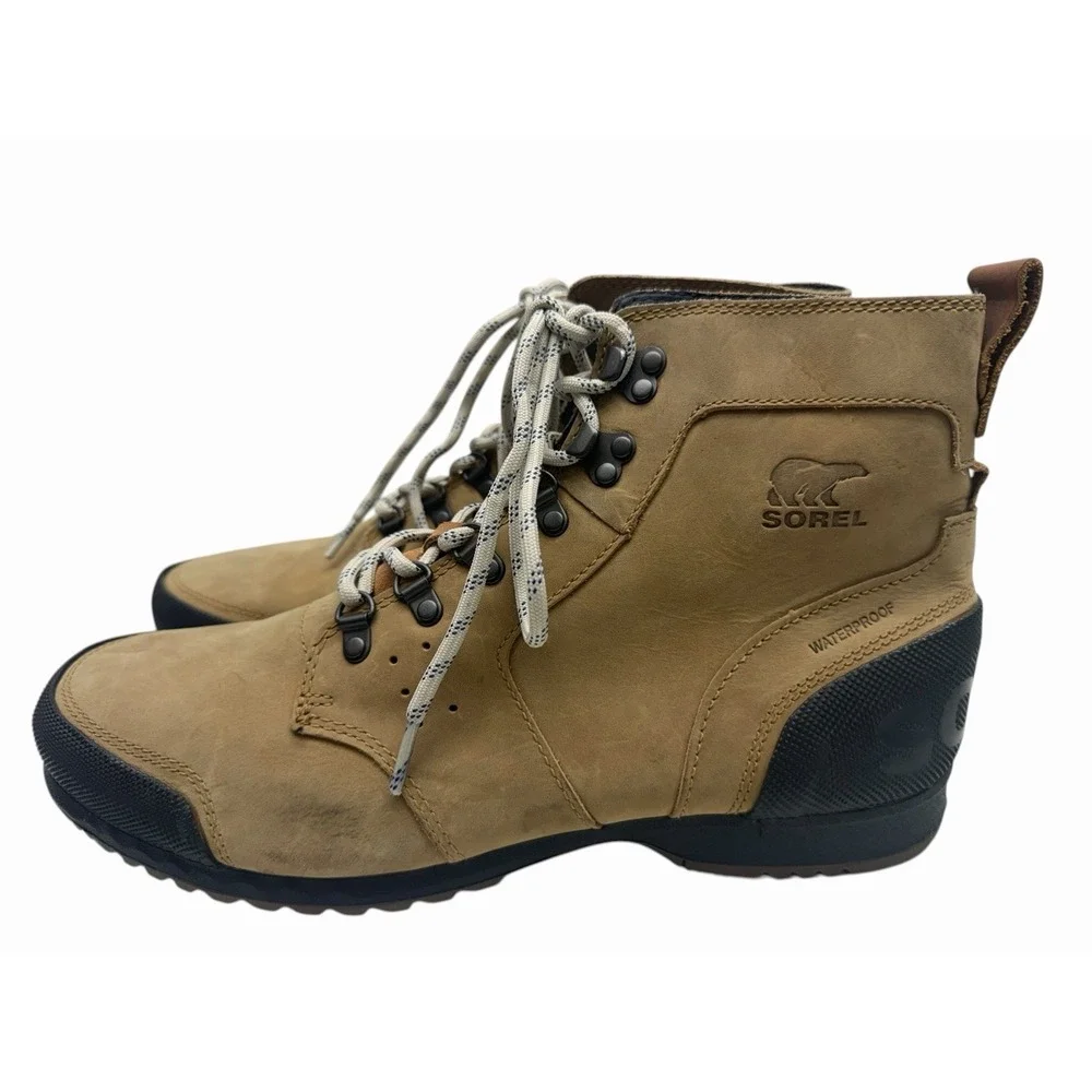 Sorel NM2100-287 Men's‎ Waterproof Leather Boots Size 13 Brown